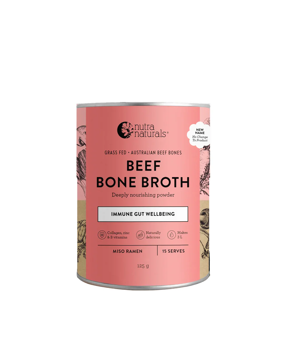 NUTRA ORGANICS ビーフ ボーンブロス 味噌ラーメン(顆粒)