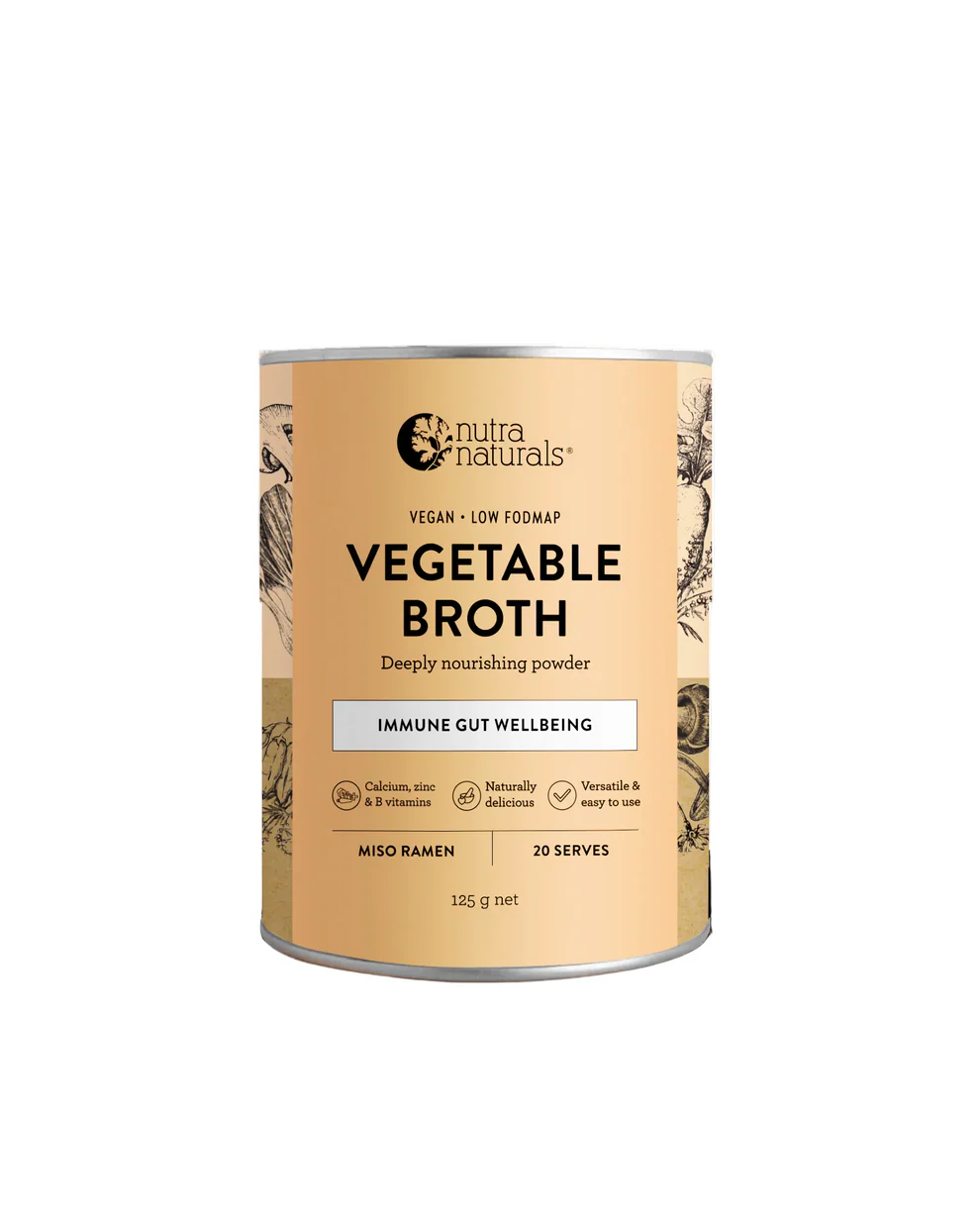NUTRA ORGANICS ベジタブルブロス 味噌ラーメン (顆粒)